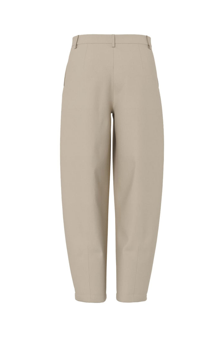 Pieces - Pcbosella Barrel Pants - 5094270 White Pepper