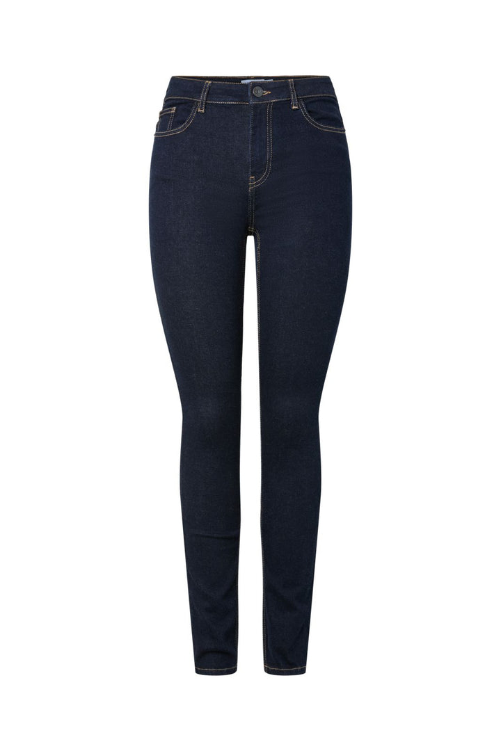 Pieces - Pcdaisy Skinny Jeans - 5039521 Dark Blue Denim Rinse
