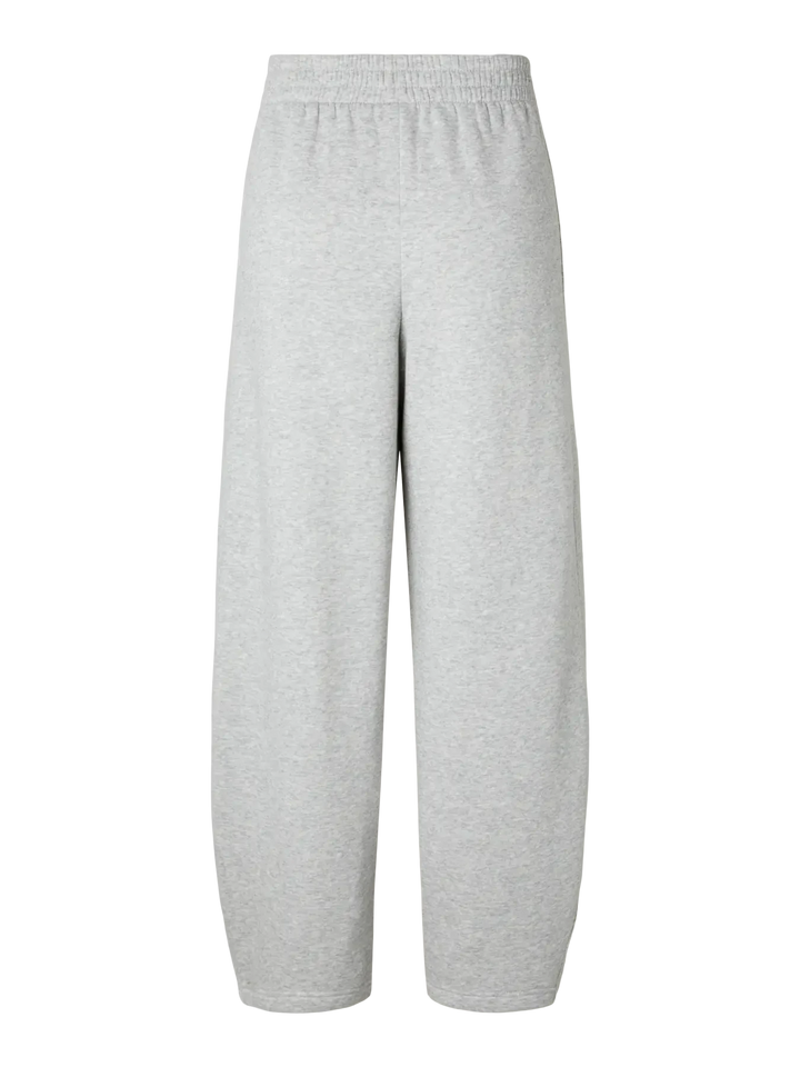Pieces - Pcfilucca Barrel Pants - 5080302 Light Grey Melange Sweatpants 