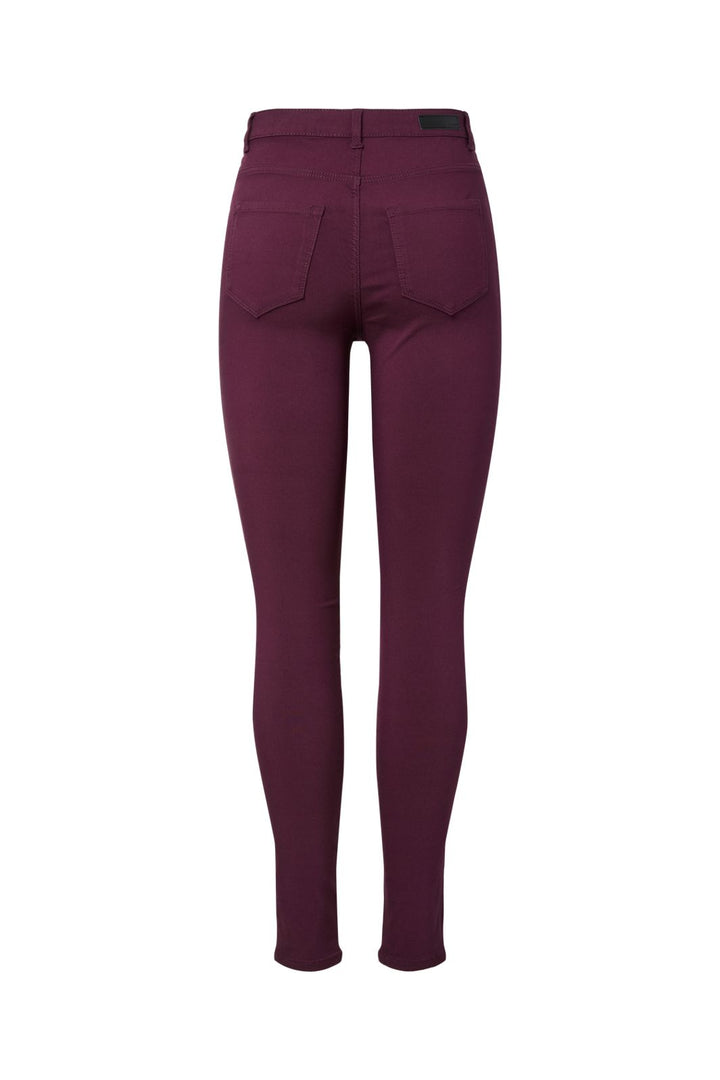 Pieces - Pchighskin Wear Jeggings - 5045711 Winetasting
