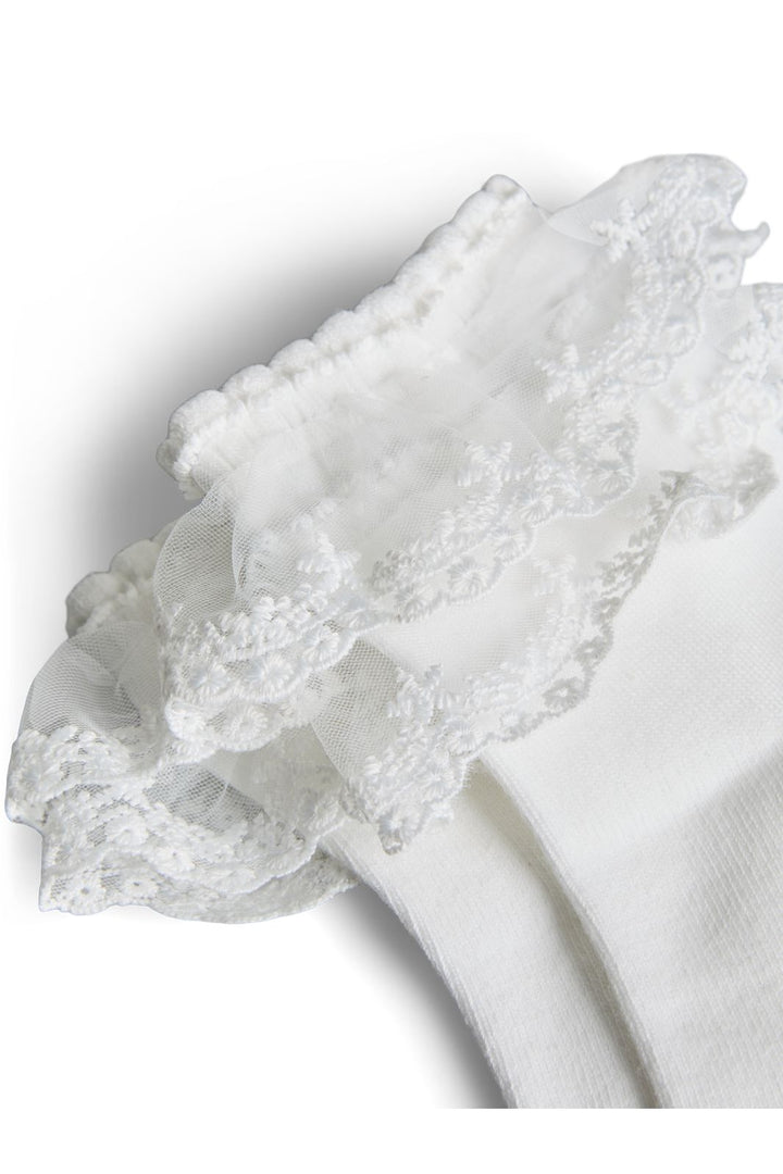 Pieces - Pcjoline Lace Sock - 4272990 Bright White Lace