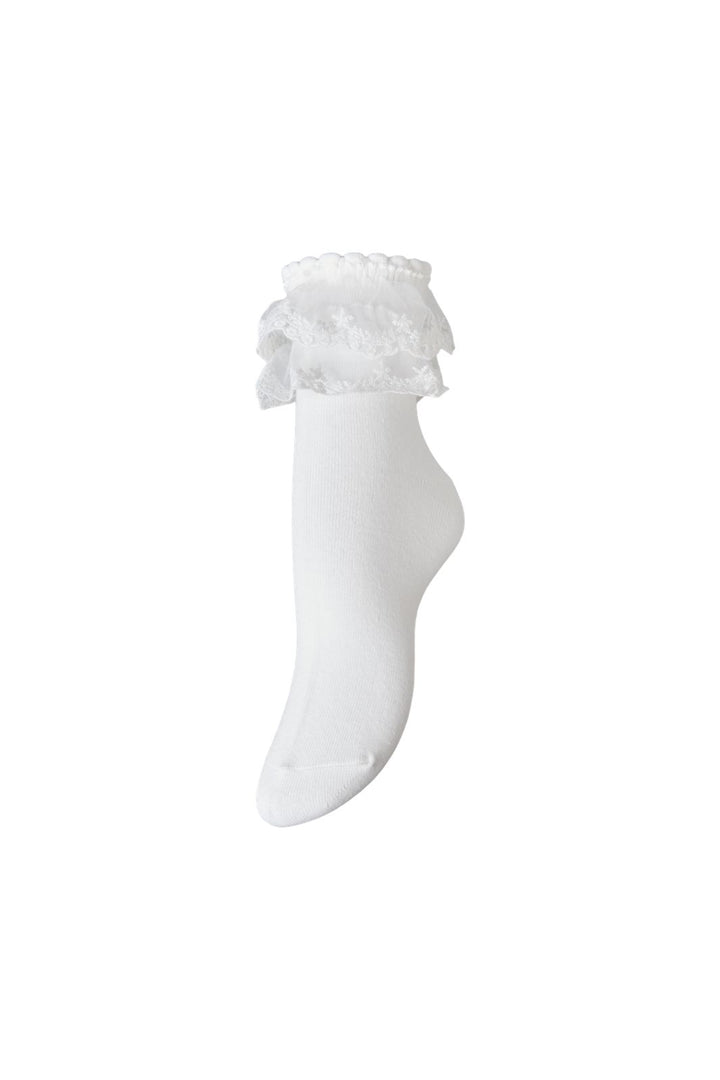 Pieces - Pcjoline Lace Sock - 4272990 Bright White Lace
