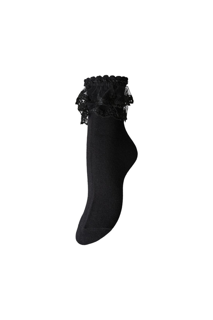 Pieces - Pcjoline Lace Sock - 4984897 Black Lace