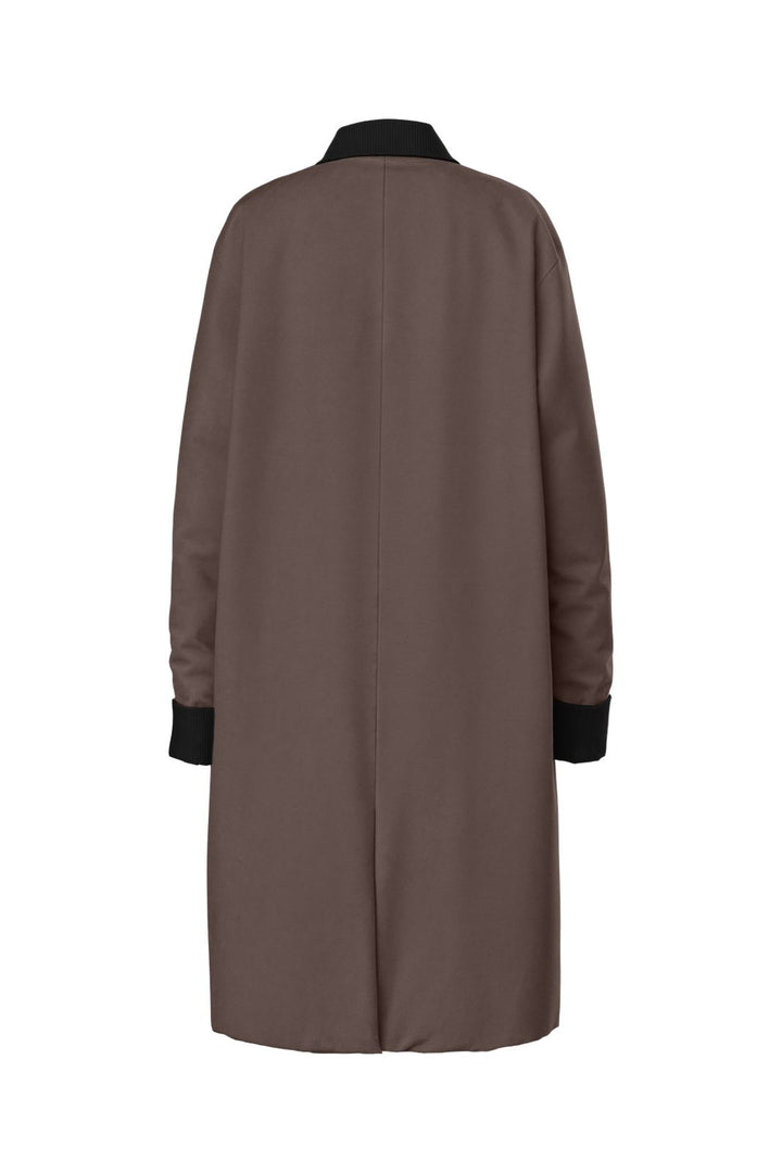Pieces - Pcjorma Long Corduroy Jacket - 5099945 Coffee Quartz Black