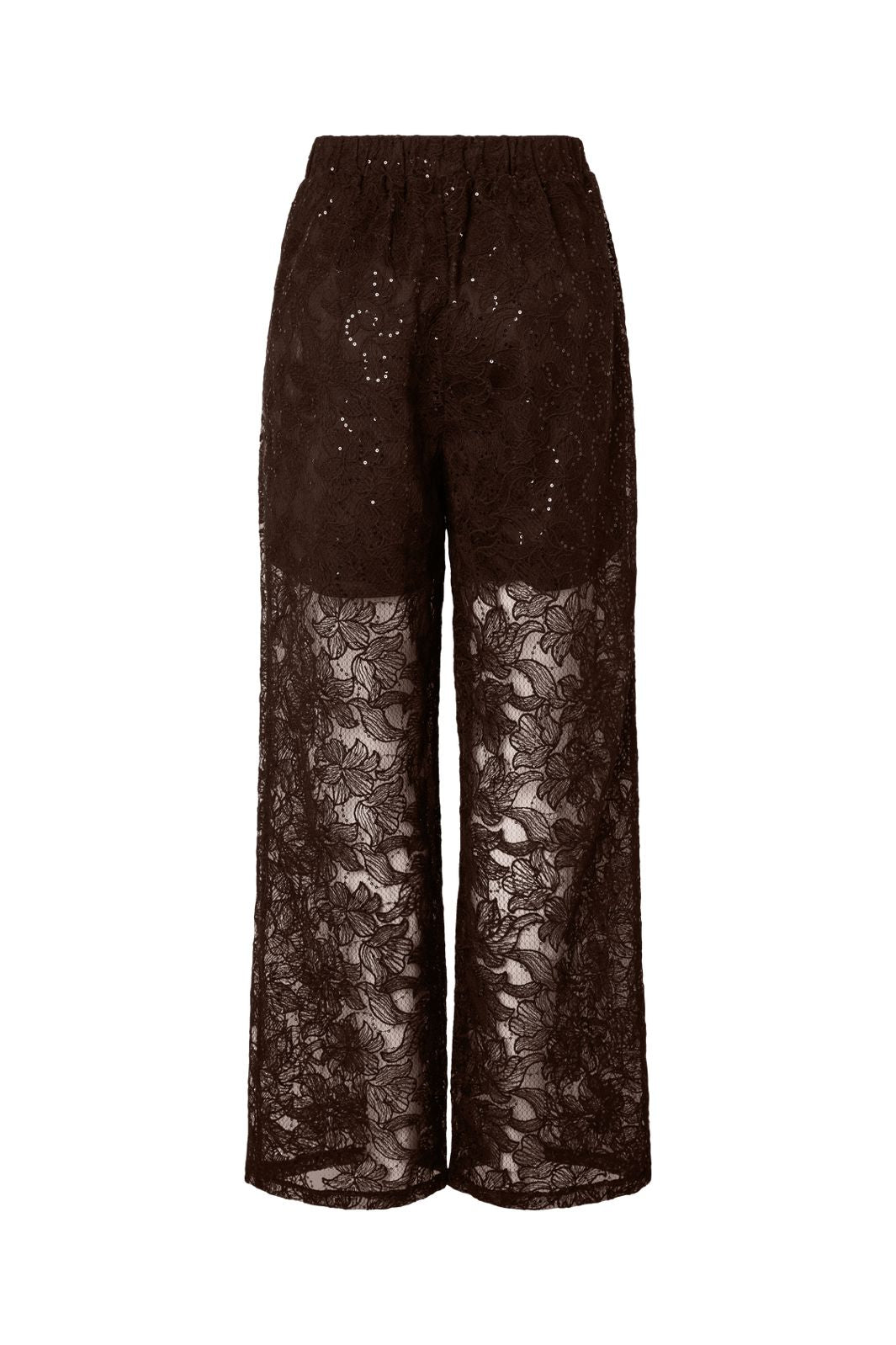 Pieces - Pclouise Straight Pants - 5050000 Delicioso Tone In Tone Sequence