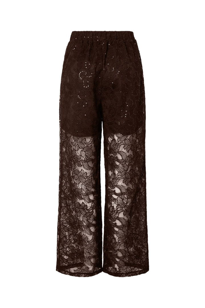 Pieces - Pclouise Straight Pants - 5050000 Delicioso Tone In Tone Sequence