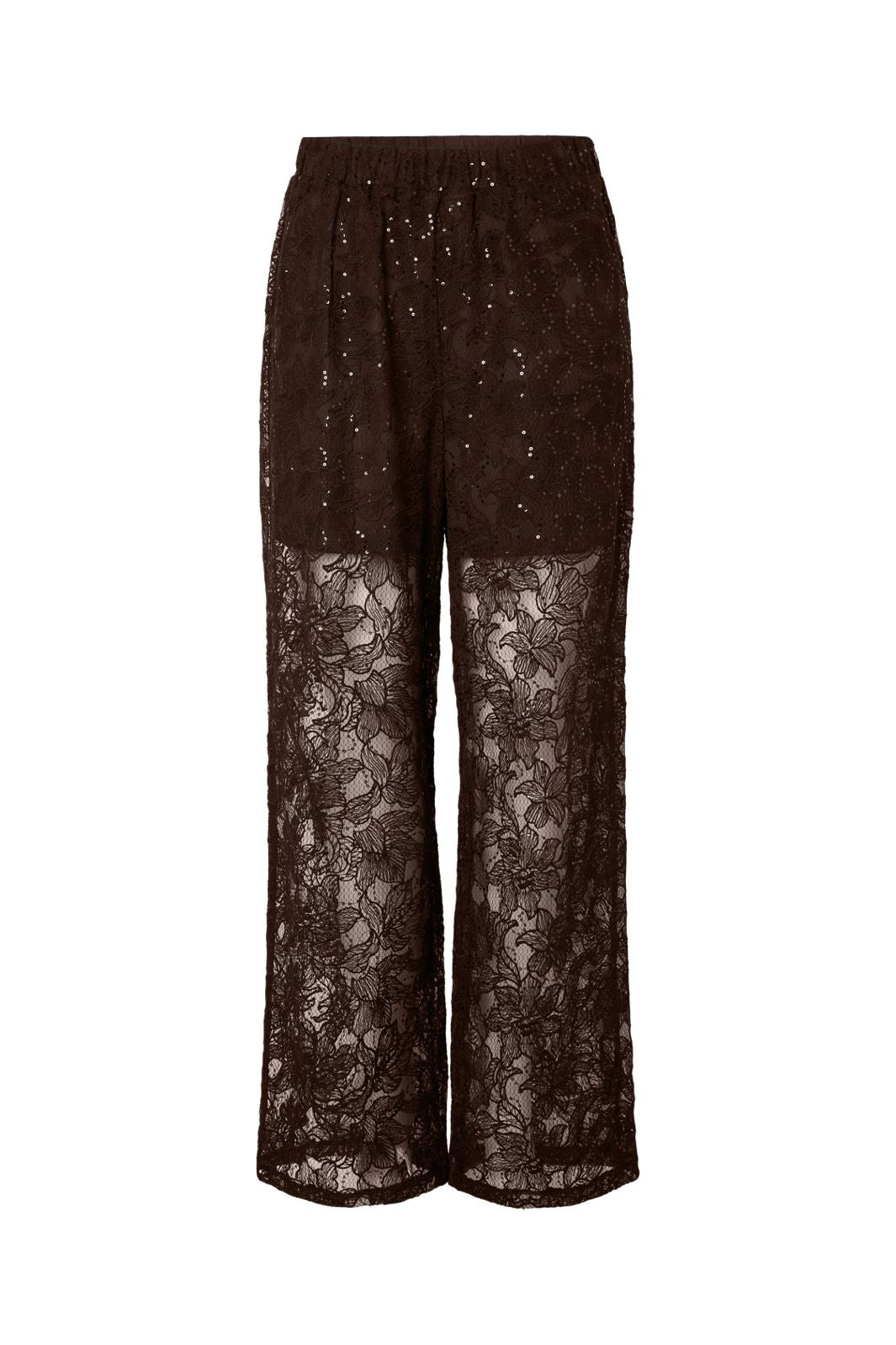 Pieces - Pclouise Straight Pants - 5050000 Delicioso Tone In Tone Sequence