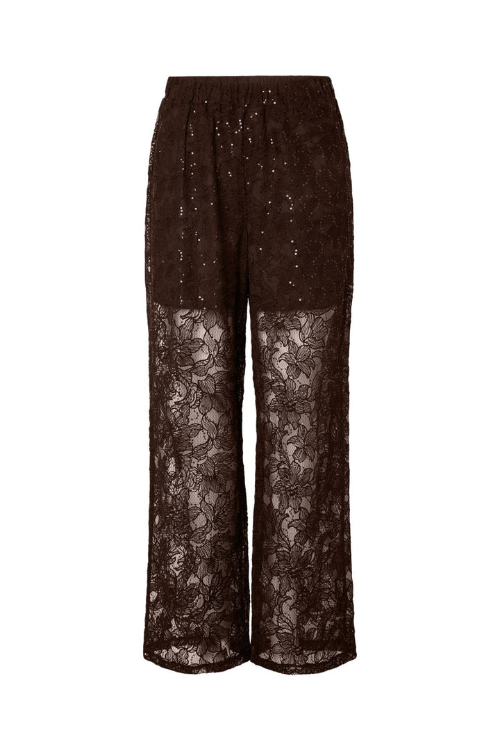 Pieces - Pclouise Straight Pants - 5050000 Delicioso Tone In Tone Sequence