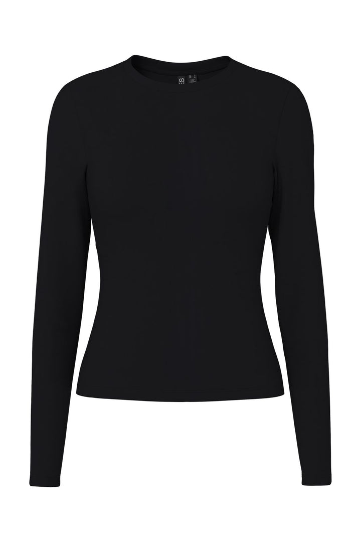 Pieces - Pclula Ls Top - 4897652 Black