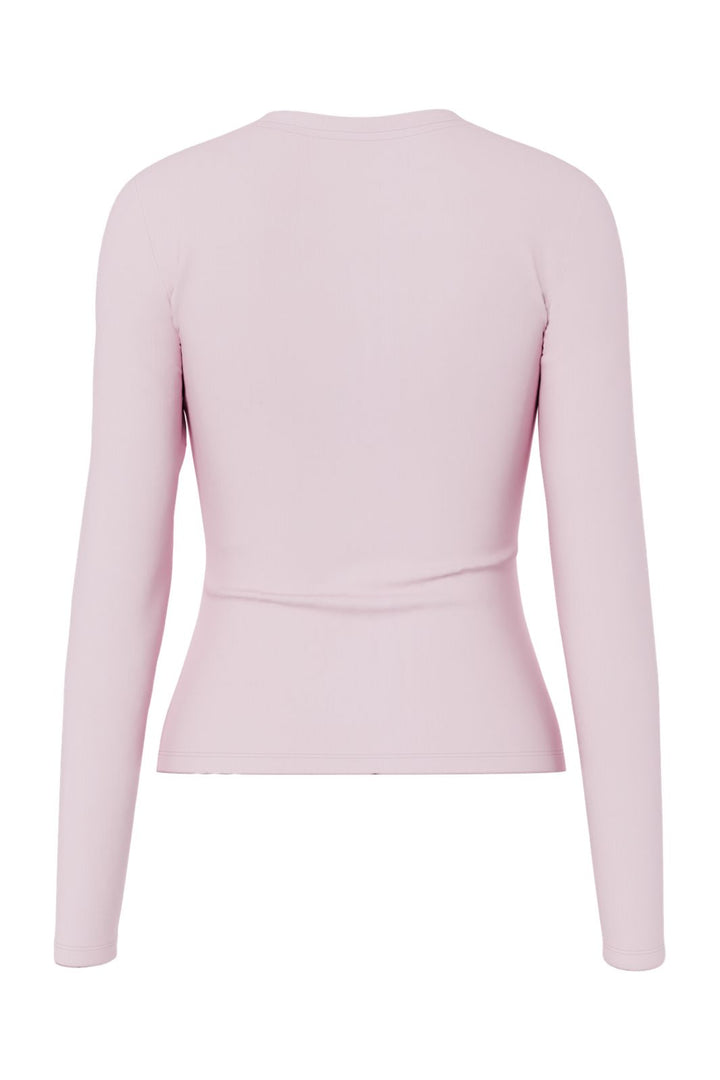 Pieces - Pclula Ls Top - 4897662 Roseate Spoonbill
