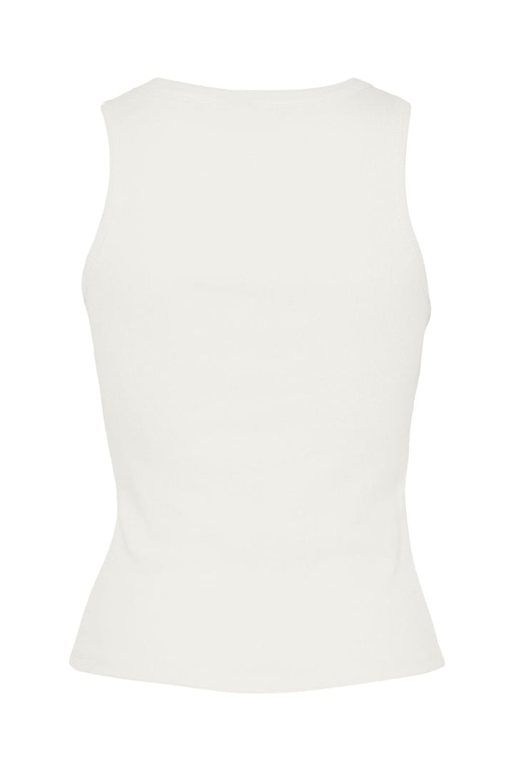 Pieces - Pcmimi Sl Tank Top - 5180096 Cloud Dancer Pp Delicioso