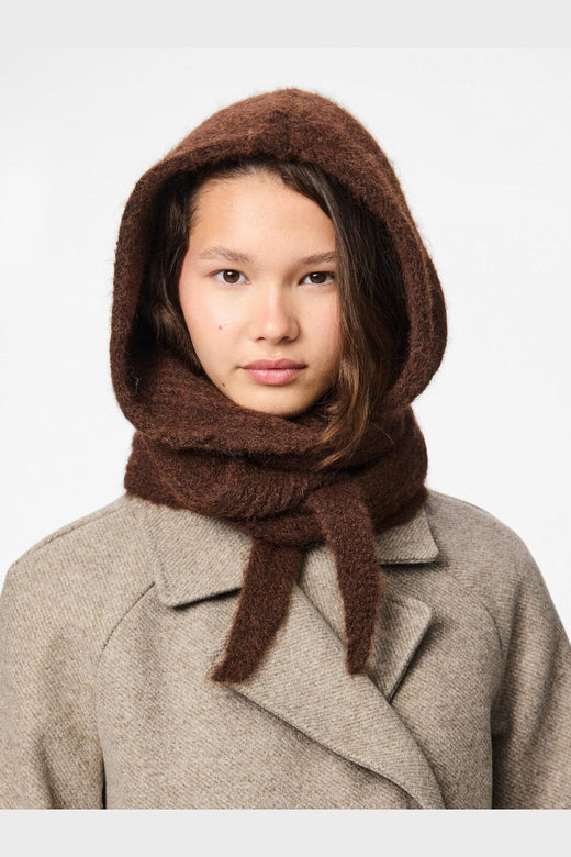 Pieces - Pcrebekka Bonnet - 4903483 Hot Fudge