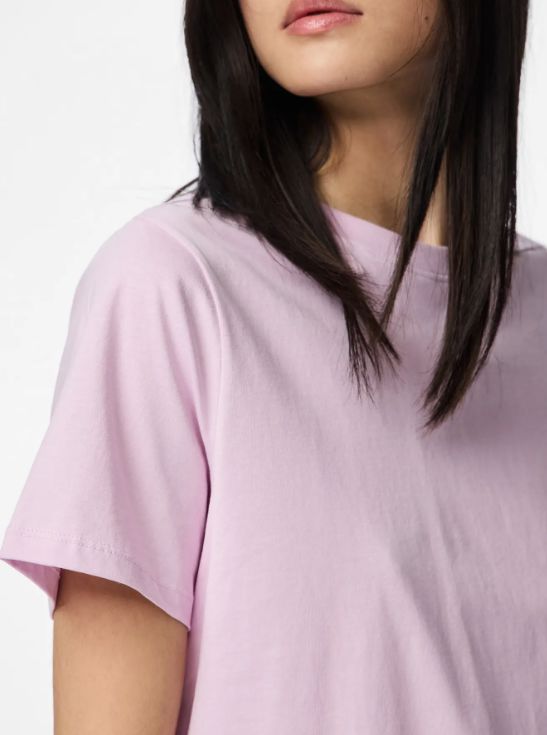 Pieces - Pcria Ss Solid Tee - 4902447 Winsome Orchid T-shirts 