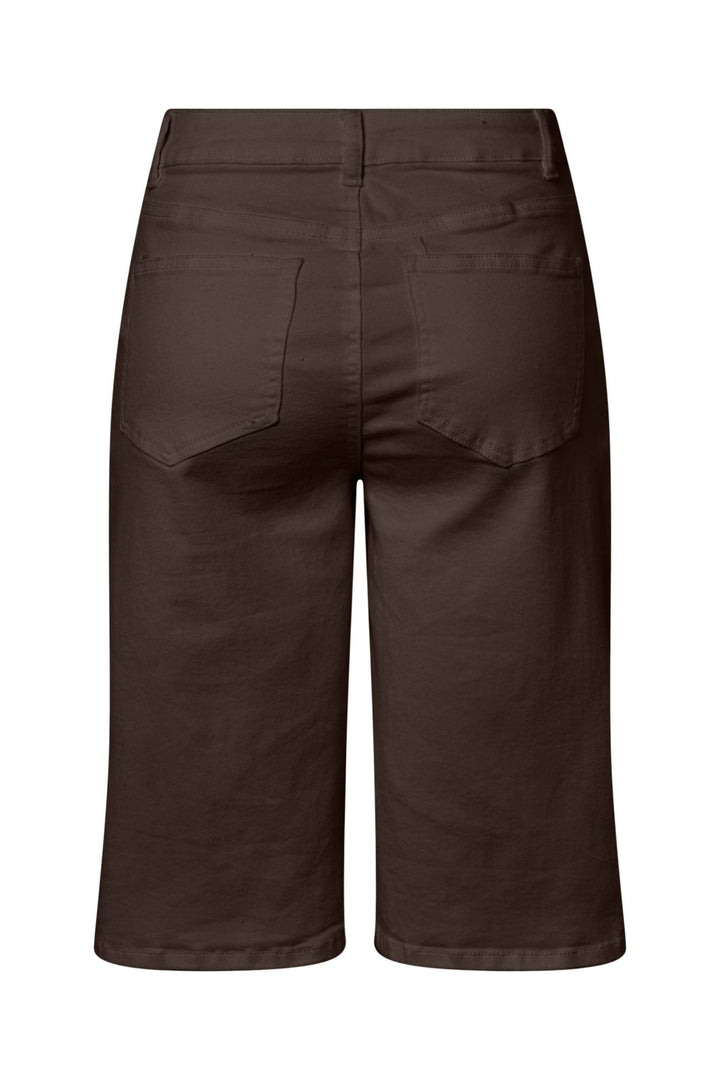 Pieces - Pcsalume Wide Shorts - 5135755 Hot Fudge