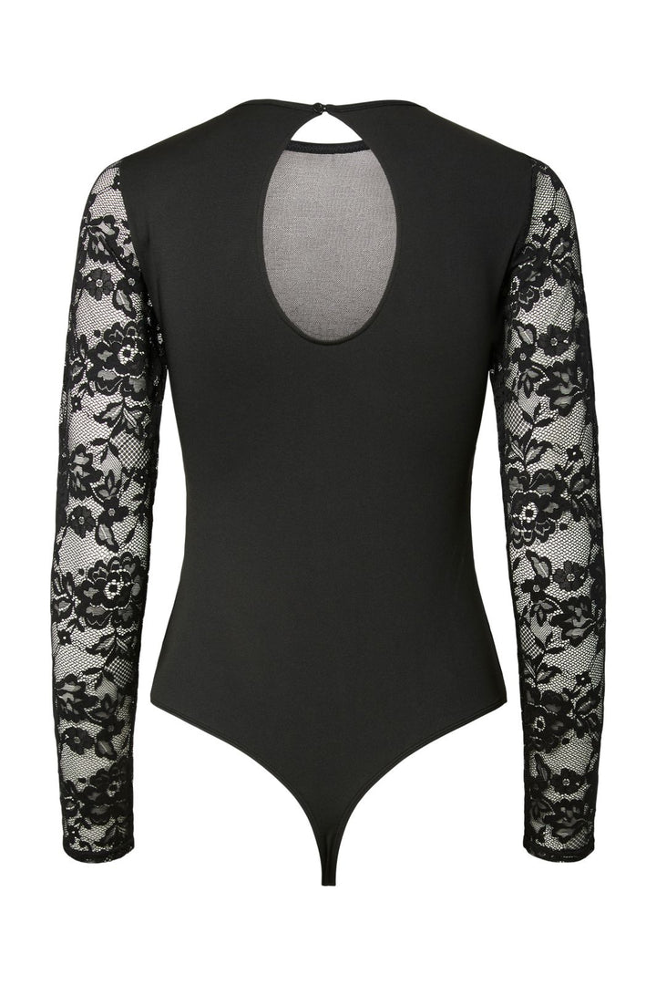 Pieces - Pcsara Ls Bodystocking - 5051466 Black
