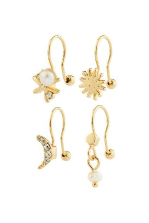 Pilgrim - Evon Ear Cuff 4-in-1 Set, Gold-plated 262622013 - Gold Plated