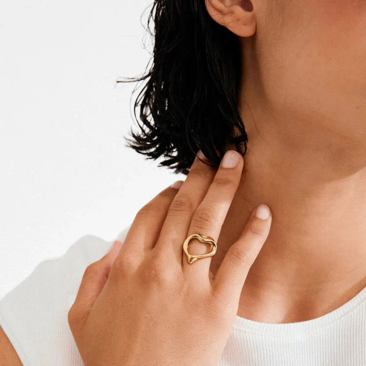 Pilgrim - Iris Ring Gold-plated 122612004 - Gold Plated Ringe 