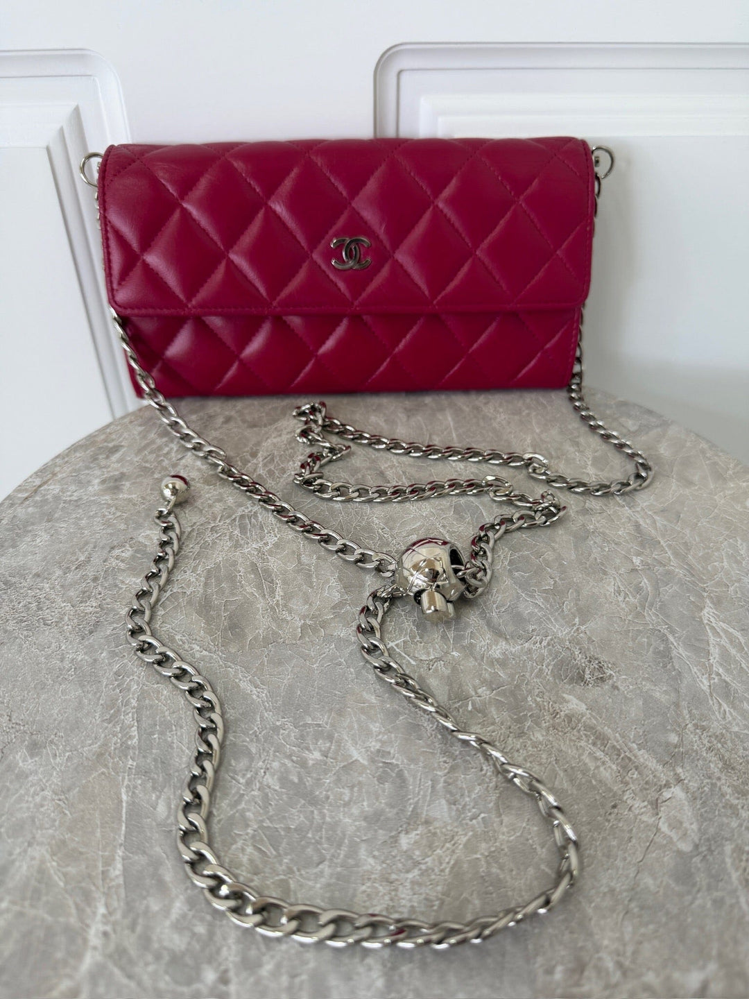 Preloved Vintageline X Molly&My - Chanel Classic Flap Wallet 3 - Logo Tasker 