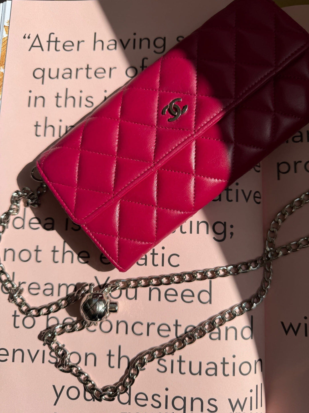 Preloved Vintageline X Molly&My - Chanel Classic Flap Wallet 3 - Logo Tasker 