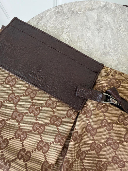 Preloved Vintageline X Molly&My - Gucci Bumbag 3341 – Vintage - Logo Bæltetasker 