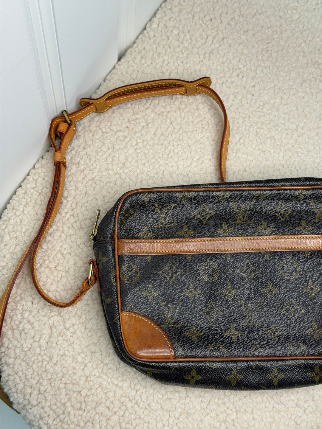 Preloved Vintageline x Molly&My - Vintage Louis Vuitton Trocadéro 27 - Brown Tasker 