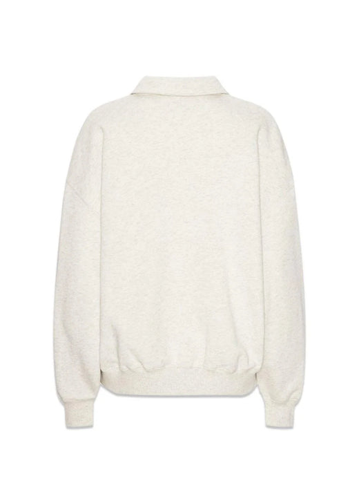 Rotate - Classic Sweat Polo 1163733070 - 3070 White Melange Sweatshirts 