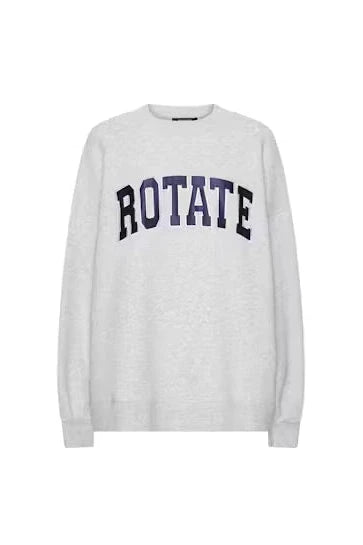 Rotate - Classic Sweatshirt 1163711473 - 1473 Light Grey Melange Sweatshirts 