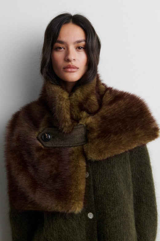 Second Female - Agola Collar 60969 - 8004 Black Olive Kraver 
