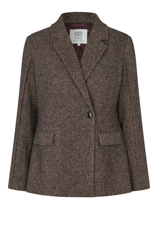 Second Female - Emi New Fitted Blazer 61108 - 6156 Demitasse Blazere 