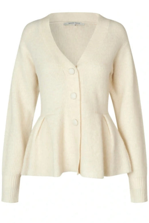 Second Female - Faira Knit Cardigan 61296 - 1051 Birch Cardigans 