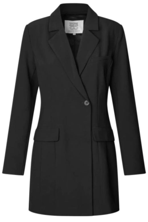 Second Female - Festa Fitted Blazer Dress 61310 - 8001 Black Kjoler 