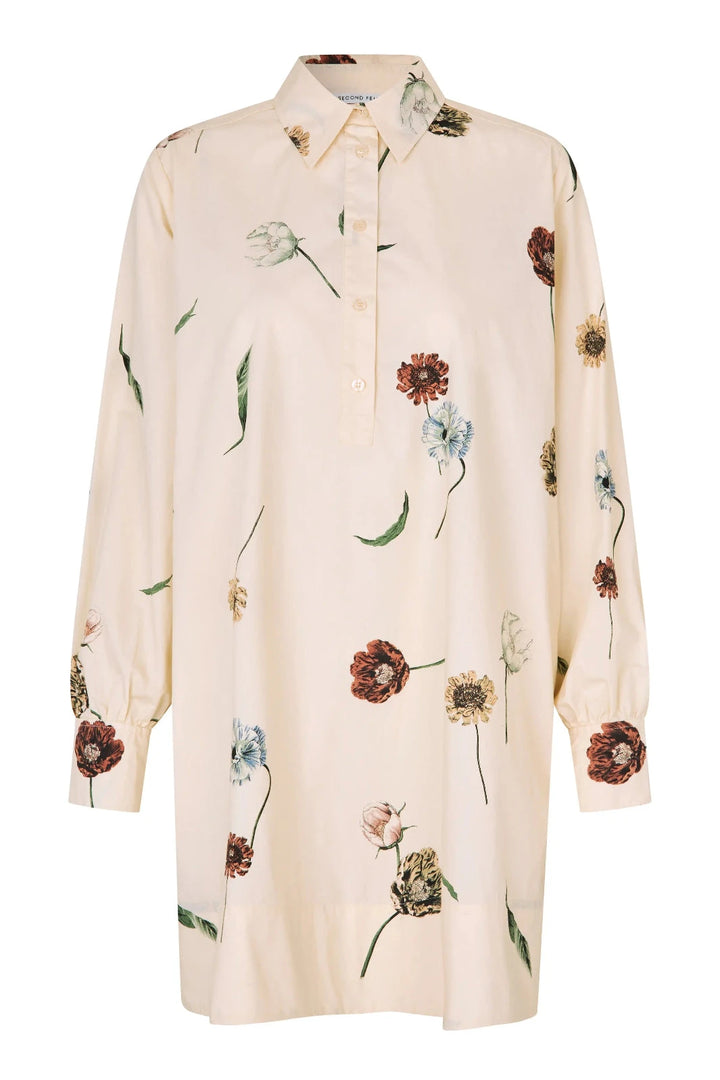 Second Female - Floco Tunic Dress 60747 - 1034 Summer Sand Kjoler 