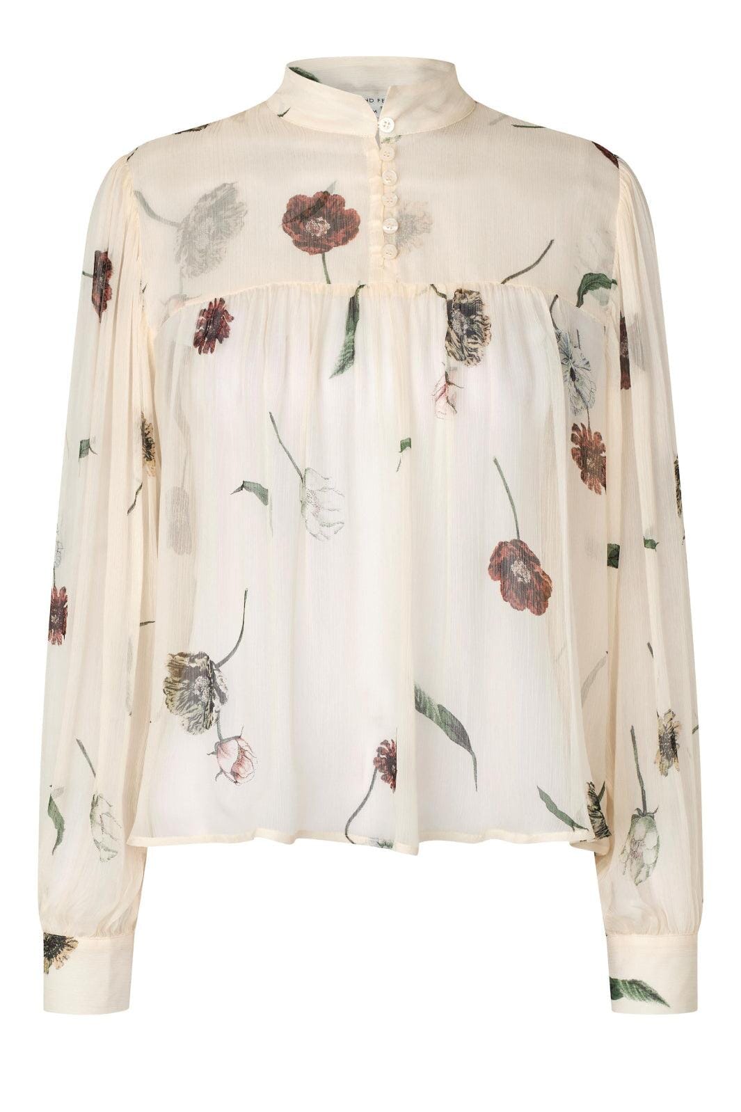 Second Female - Florala Blouse 60576 - 1034 Summer Sand Bluser 