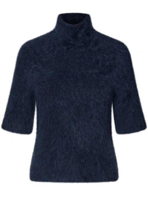 Second Female - Karla Knit SS 59913 - 5994 Night Sky Strikbluser 