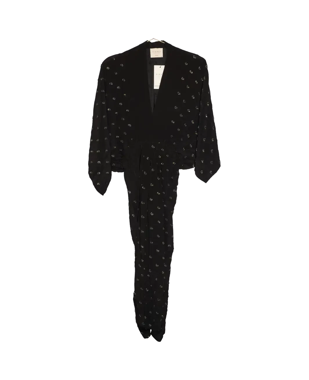 Sissel Edelbo - Juno SILK Dress Sparkling Black SE 1717-1 - Sparkling Black No. 42