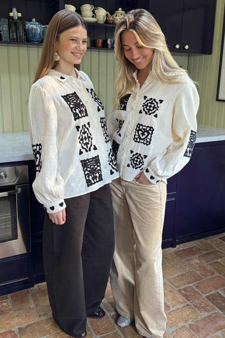 Sissel Edelbo - Kaiser Shirt Se 2022 - Off White Skjorter 