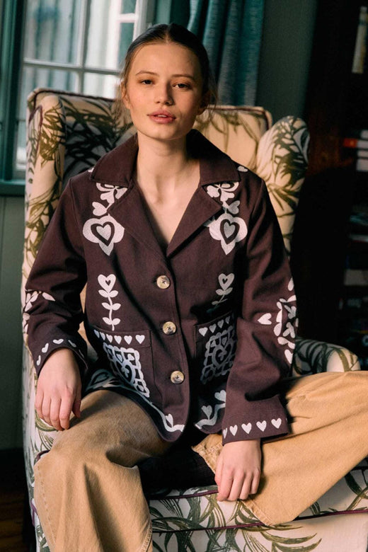 Sissel Edelbo - Margaret Blazer Se 2028 - Dark Plum Blazere 
