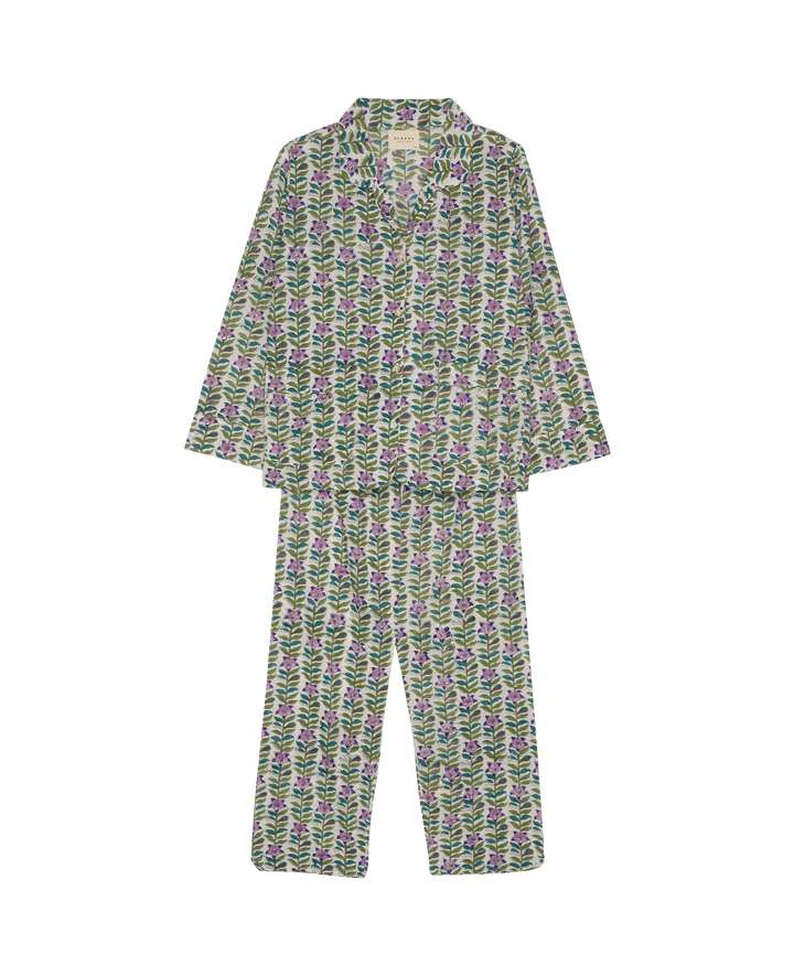Sissel Edelbo - Nuit pyjamas Set SE 1911 - Lavender Flower Nattøj 