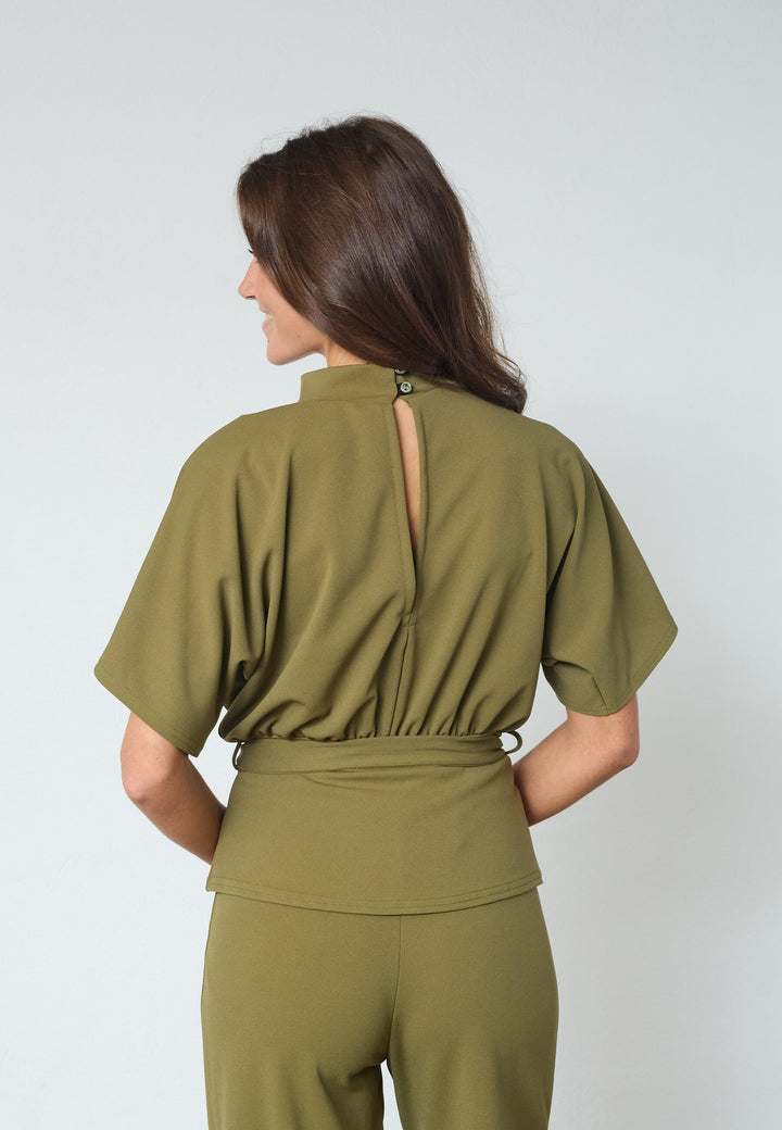 Sisters Point - Girl-Top6 18806 - 215 - Martini Olive Toppe 