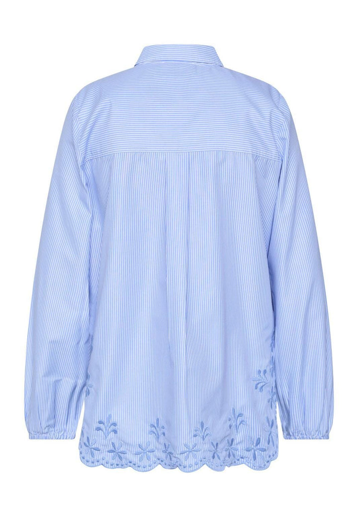 Sisters Point - Istea-Sh3 19279 - 402 - Mid Blue Stripe Skjorter 