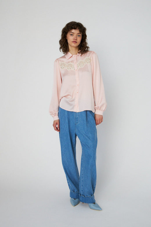 Stella Nova - Delicate Lace Shirtcp54-2308 - 150 Kiss Rose Skjorter 