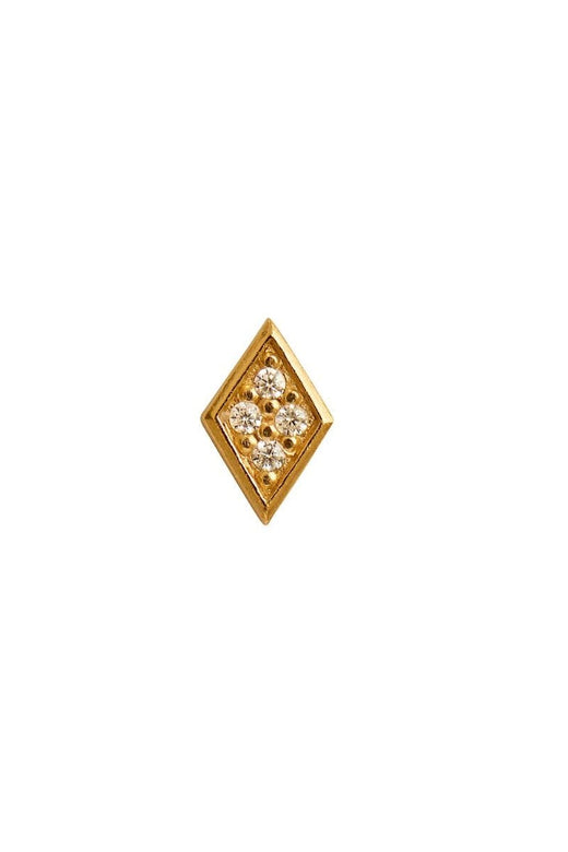 Stine A - Miss Harlekin Earring With Stones - Single - 1428-2 Øreringe 