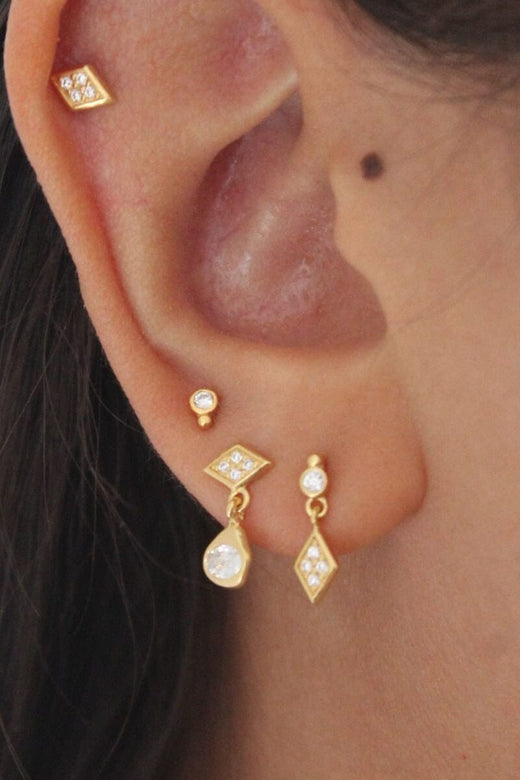 Stine A - Miss Princess Earring With Harlekin - 1429-2 Øreringe 