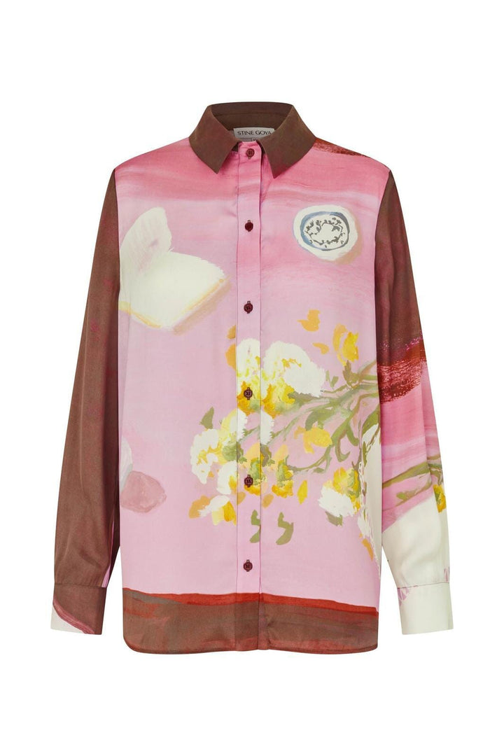 Stine Goya - 2263 Dry Viscose, Long Sleeve Shirtsg-ps26-t091-2263p - Five Resolutions bluser 