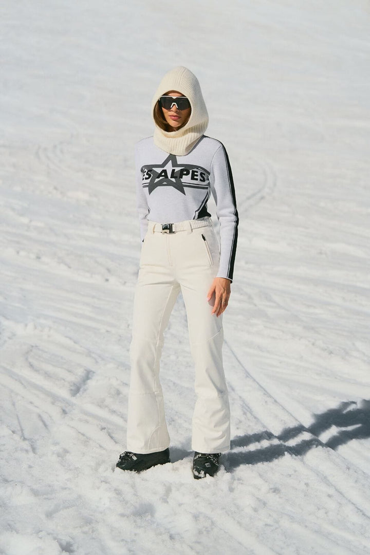Twist & Tango - Les Alpes Star Sweater 907202 - Snow White Sweatshirts 