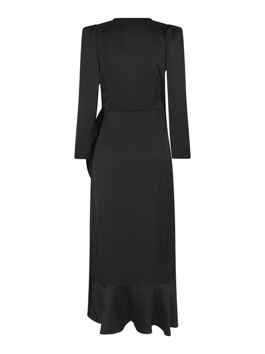 Valentin Studio - Senorita Dress Heavy Satin 167810 - 100 - Black Kjoler 
