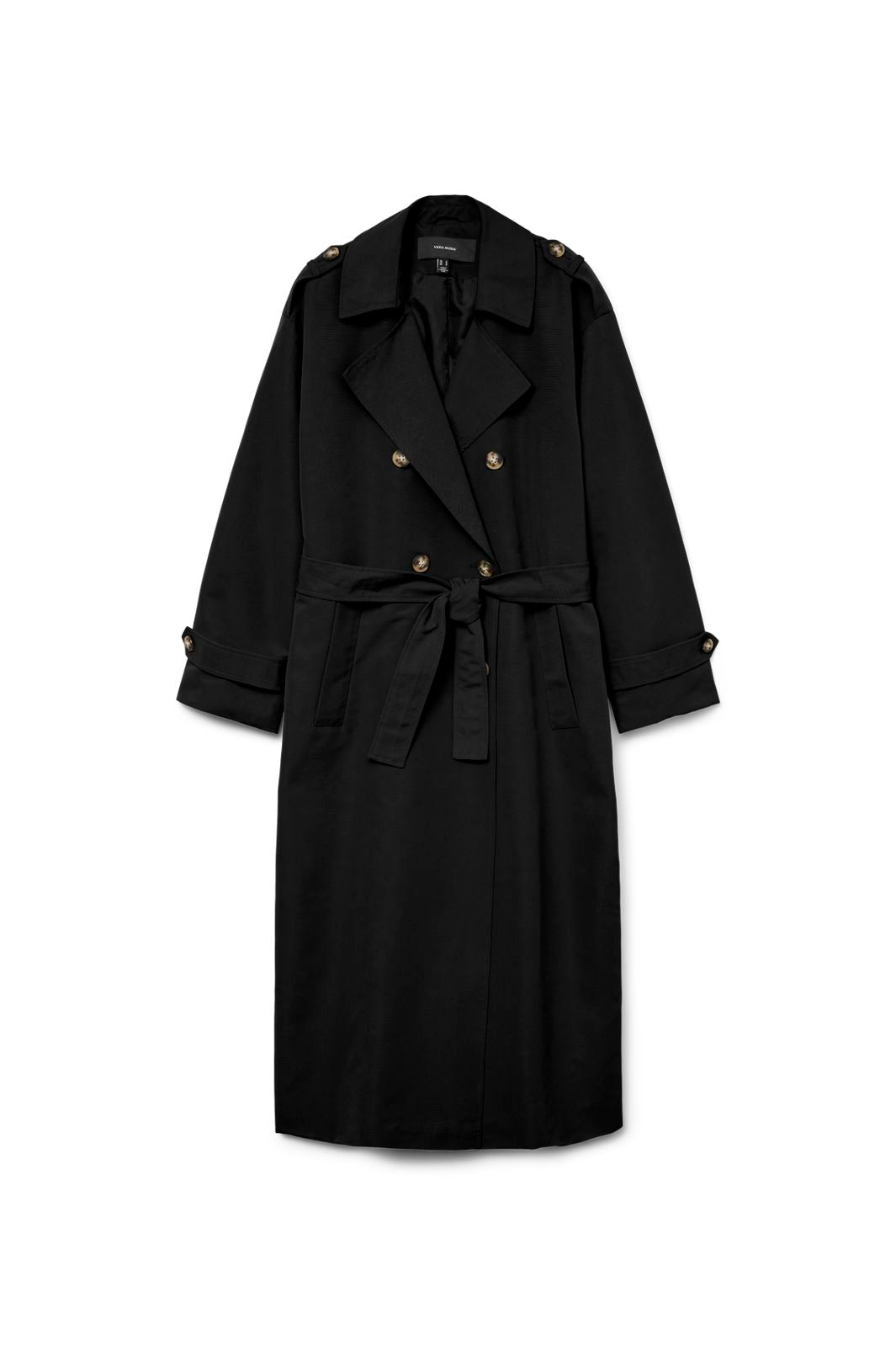 Vero Moda - Vmchloe Long Trenchcoat - 4450192 Black