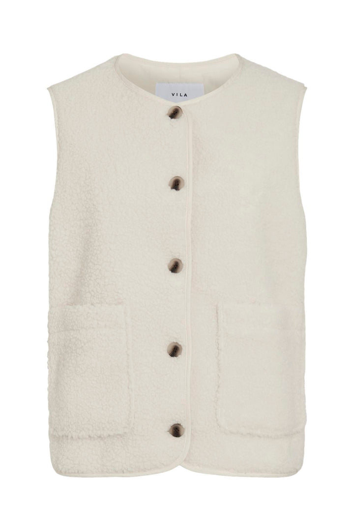 Vila - Viada Teddy Waistcoat - 4701040 Birch
