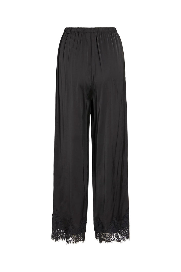 Vila - Vidutty Pri Lace Pants - 5176216 Black Beauty