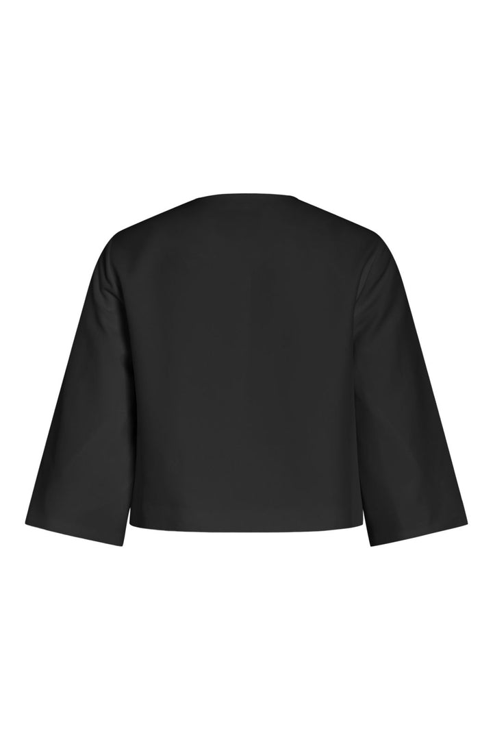 Vila - Vigery O-Neck 3/4 Bolero/Dc - 5001848 Black Beauty